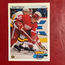 Sergei Fedorov Red Wings Capitals USSR NHL