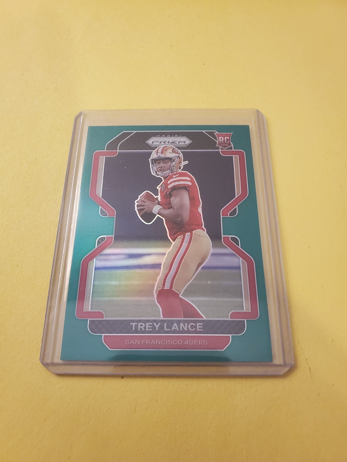 2021 Panini Prizm - Rookie Trey Lance #333 Green Prizm (RC)                    K