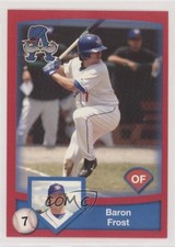 2008 Auburn Doubledays Team Issue Baron Frost #7 n1u