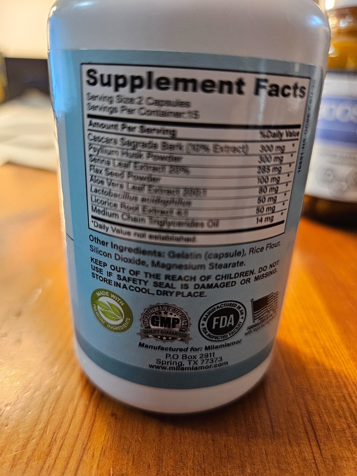 15 Day Cleanse Gut Support 30 Capsules Supplement SEALED 10/2027