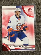 2023-24 UD SP Authentic Limited Red Mathew Barzal