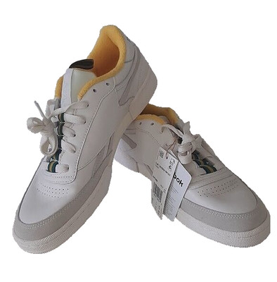 Reebok Men's Club C Revenge Vintage Tennis Shoes Sz 10 GV7609 Chalk/Yellow Retro