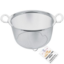 U.S. Kitchen Supply Stainless Steel 3 Quart Mesh Net Strainer Basket w/ Handles