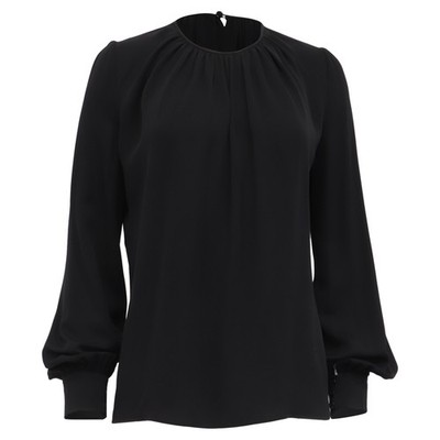 Tom Ford Crewneck Blouse In Silk Women Black Size 40