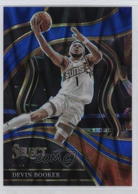 2023-24 Panini Select Courtside Blue Tectonic Prizm 42/99 Devin Booker #258 19fe