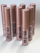 7 Maybelline Skyhigh Lash Sensational Mascara Black .15oz Travel  FRESH  NEW