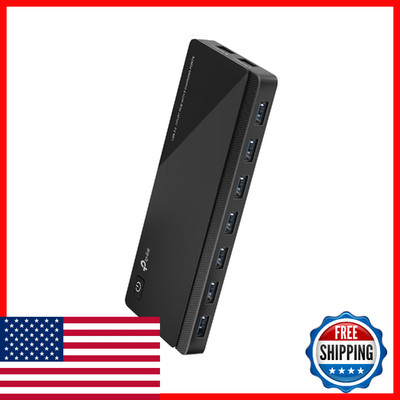 Tp-Link Powered Usb Hub 3.0 7 Usb 3.0 Data Ports And 2 Smart Charging Usb