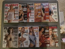 Playboy 2004 Magazine Lot 11 Issues Feb-Dec Vintage Collection