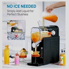 🧉Slushie❄️Self-Cleaning~Frozen Daqueri Maker~70oz Capacity~6 Programs🍷