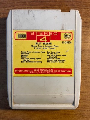 BILLY VAUGHN THEME FROM A SUMMER PLACE RARE 4 TRACK TAPE LATE NITE BARGAIN!