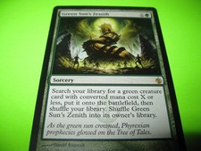 Green Sun's Zenith Mirrodin Besieged Regular