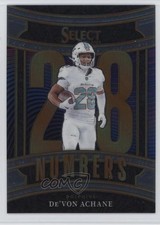 2025 Panini Select Numbers De'Von Achane #13 1tu8