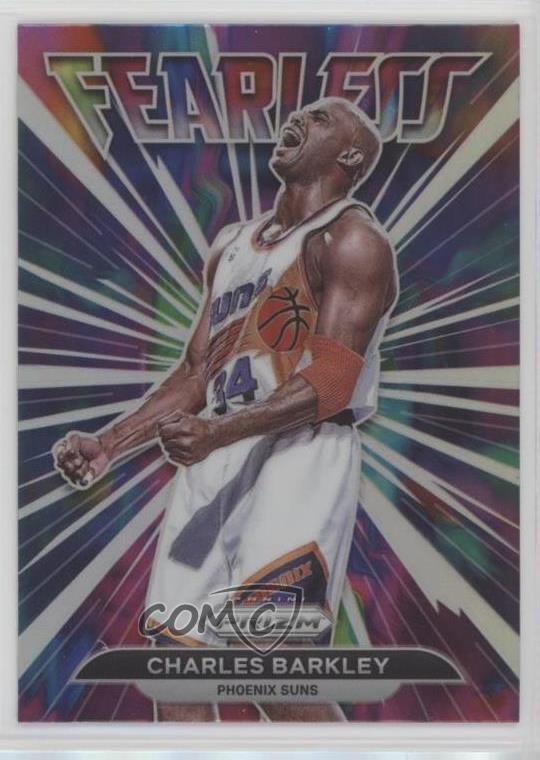 2021-22 Panini Prizm Fearless Silver Prizm Charles Barkley #19 HOF 0s5s