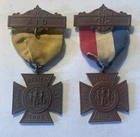 Lot Of 2 1883 Woman’s Relief Corps GAR Bronze Medals