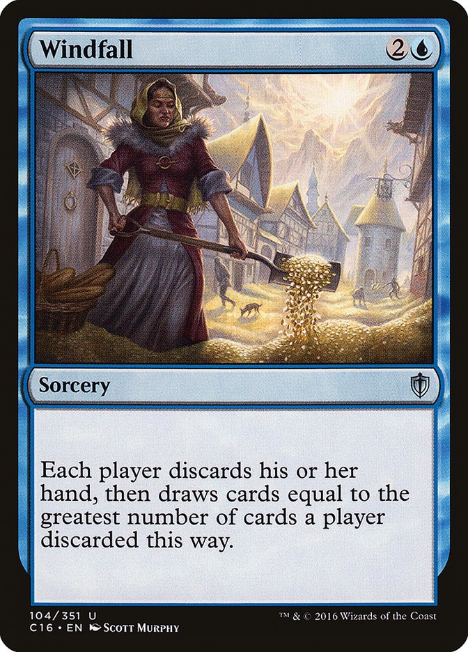 MTG Windfall  - Commander 2016 #104