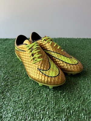 Nike Hypervenom Phantom 1 Neymar Jr Fg Gold/Volt Size 8