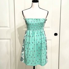 Mint Green Strapless Casual Beach Dress by Urban Renewal (Urban Outfitters), S/M