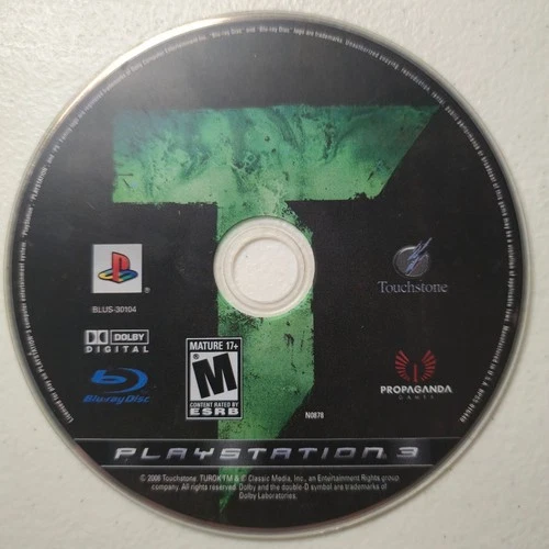 Turok PlayStation 3 Video Game M Rated Multiplayer