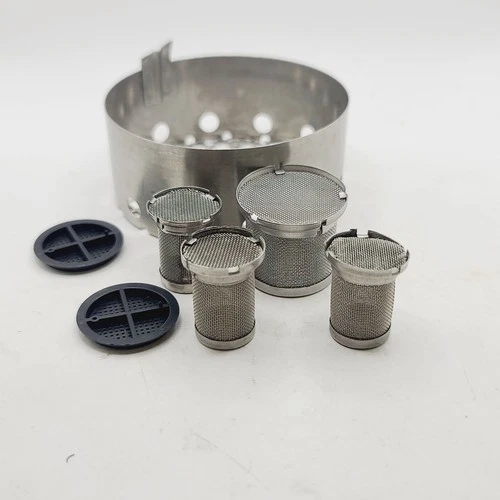 Vintage Watch Cleaning Machine Parts Baskets Fine Mesh Assorted Sizes