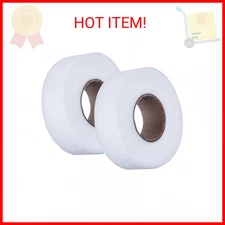 Outus 2 Roll White Iron on Hem Tape Fabric Fusing Hemming Tape Double Sided Adhe