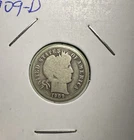 1909 D Barber Dime