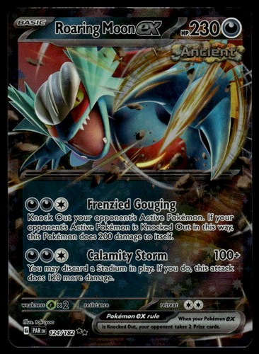 Pokemon Roaring Moon ex Holofoil Paradox Rift - 124/182 NM