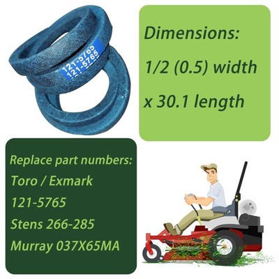 Replacement Drive Belt for Murray, 30.1'' x 1/2''
