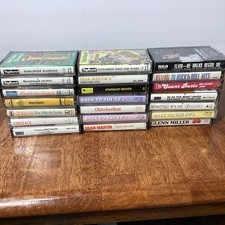 Lot Of 21 Rock And Roll Big Band Cassette Tapes VTG Elvis Dean Martin UNTESTED