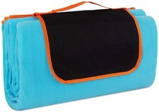 GloryTec Picnic Blanket Waterproof Sandproof Extra Large 78x78 Foldable Beach