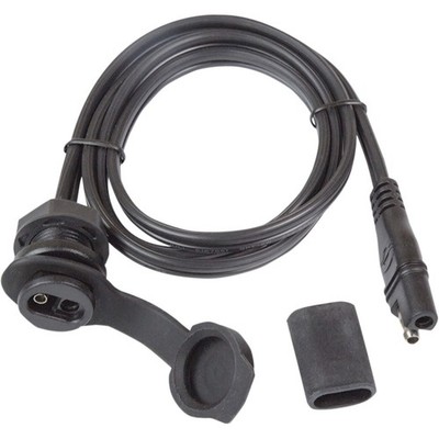 TECMATE OptiMate  SAE Panel Mount Socket - Black - O40