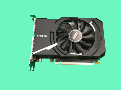 MSI NVIDIA GeForce GT 1030 AERO ITX 2GD4 OC 2GB DDR4 Graphics Card