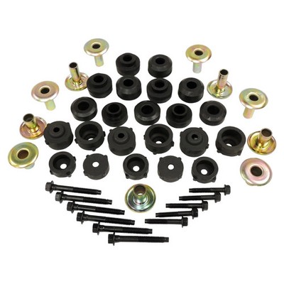 Crown Automotive 55176180MK Body Mount Master Kit Incl. Upper/Lower Grille Mount