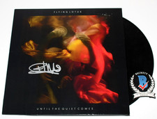 FLYING LOTUS SIGNED 'UNTIL THE QUIET COMES' ALBUM VINYL RECORD BECKETT COA BAS