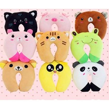 Cartoon 10 Colors Nursing Cushion Children U-Shaped Pillow Travel Pillows Neck P