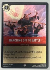 129/204 LORCANA MARCHING OF TO BATTLE WINTERSPELL - SET 11 - COLD FOIL NM