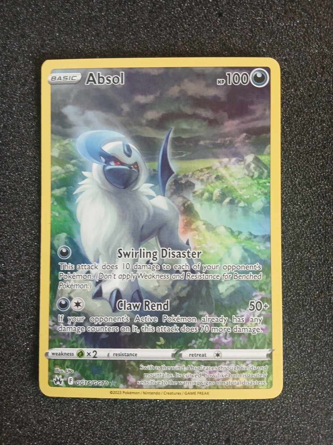 Pokémon Absol Full Art Gg16/gg70 Crown Zenith