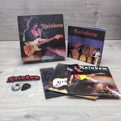 Rainbow Down To Earth Tour 1979 3CD Box + Booklet, Guitar Pick, Pin & Patch 