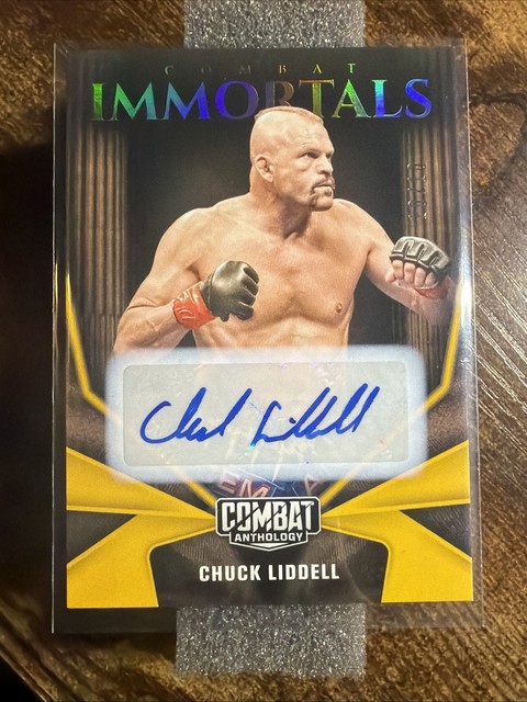 2025 Panini Combat Anthology Chuck Liddell  Immortals Gold /10 UFC Legend #10