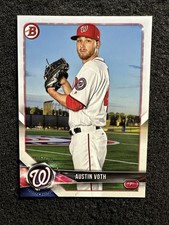 AUSTIN VOTH 2018 Bowman Baseball QTY #BP74 Washington Nationals