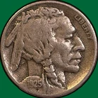 1925-S Buffalo Nickel Very Fine VF Coin #36008