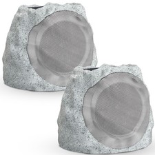 Outdoor Speakers Solar Powered USB-C Rechargeable, Rock Speakers TWS Pairin...