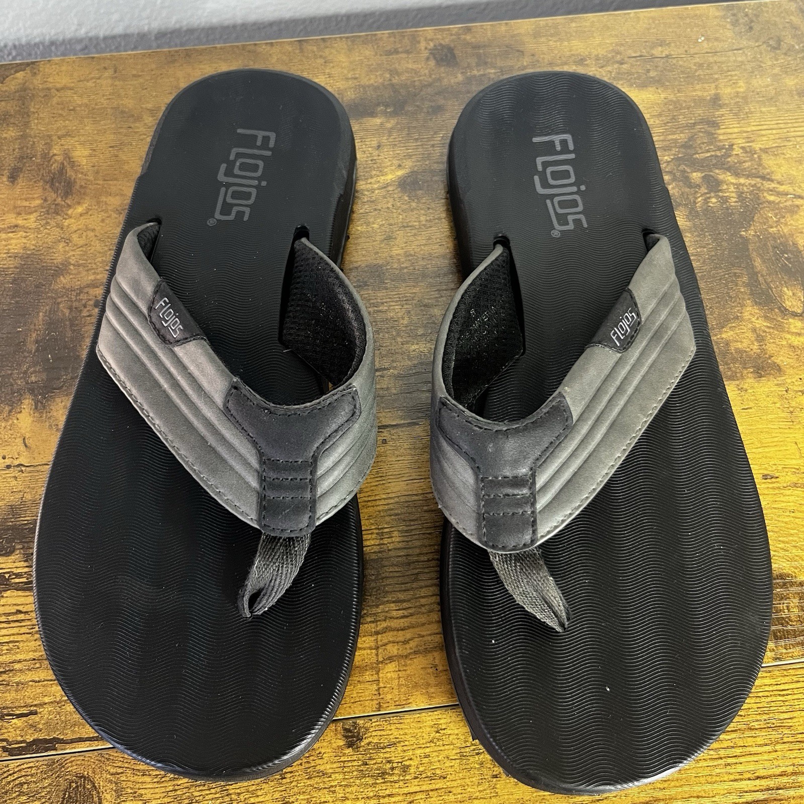 APL Flojos Sandali Perizoma Cinturino Donna 8 Nero Schiuma Spiaggia Casual Slip On