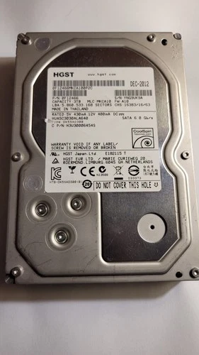 Disque Dur 3To 3''5 HGST Ultrastar 7200RPM SATA III 