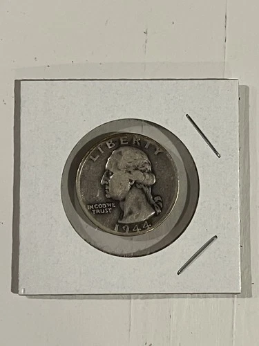 1944 Washington Quarter 25C Fine Detail Full Date US Silver Coin