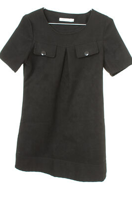 OLIVE ders OLIVE Kleid Dress Robe Baumwolle Damen Gr. M in Schwarz