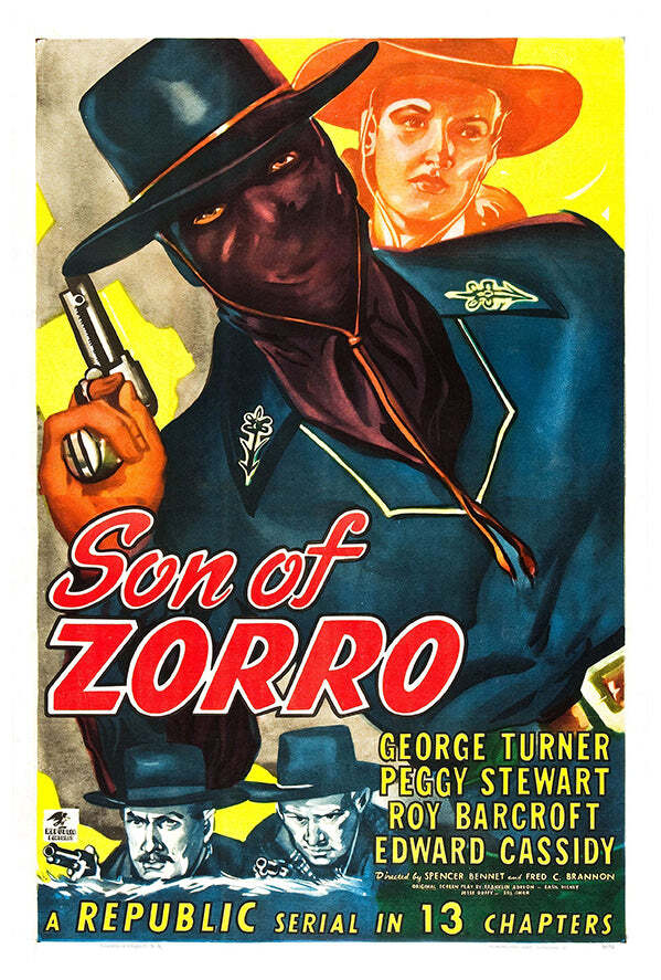 Son of Zorro - 1947 - Vintage Movie Poster | eBay