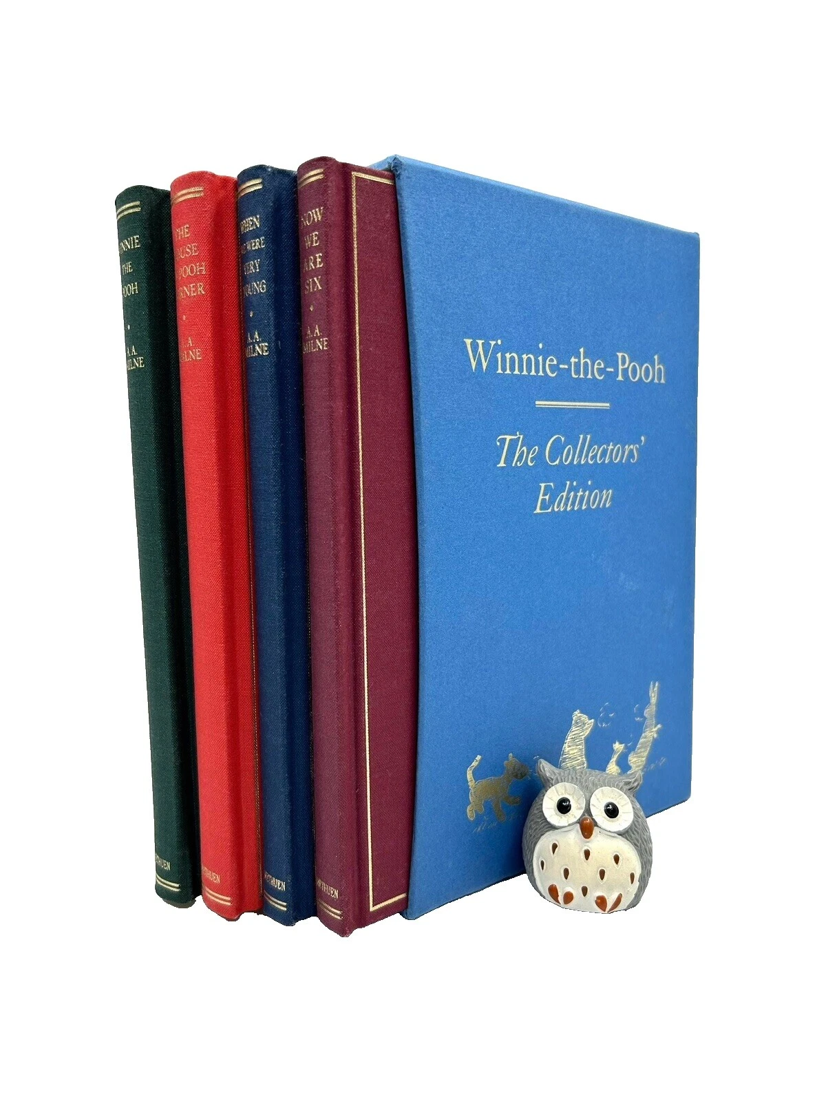 A.A. Milne Illustrated Leather Antiquarian & Collectible Books