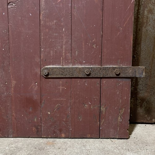 Alte Brettertür Türblatt Kellertür Kellereingang um 1900 / H200 B105 S2,3 cm - Bild 4 von 7