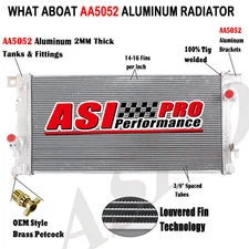 Aluminum Radiator For 2015-17 Ford F150 2.7L/2018-20 F150 3.5L/2017-20 F150 5.0L