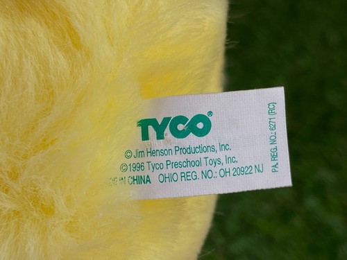 Sesame Street Big Bird TALKING Peek a Boo Plush Tyco 16" Playtime 1996 90s Toys - Picture 8 of 12